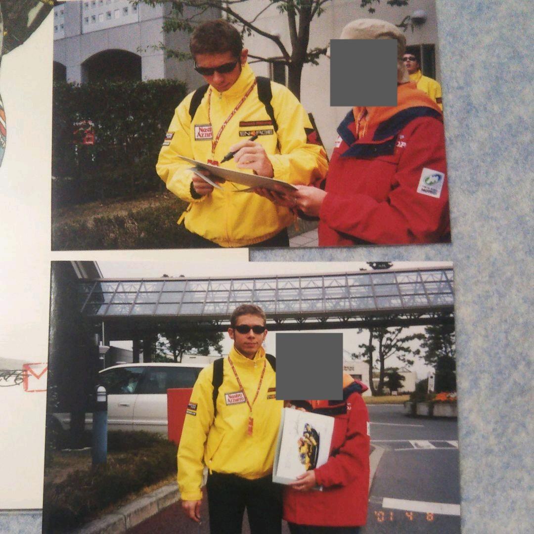 バレンティーノ・ロッシ直筆サイン入りイラスト