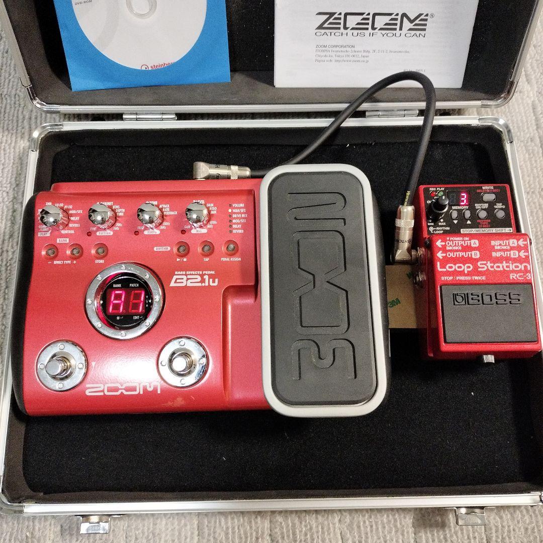 BOSS RC-3 Loop Station 、zoom B2.1u、ケース
