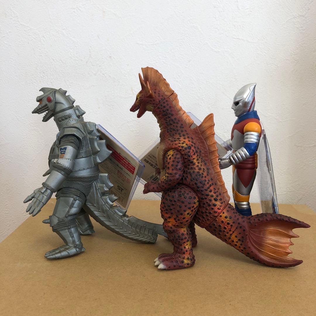 チタノザウルス.メカゴジラ.ジェットジャガーソフビセット 2002. 2021