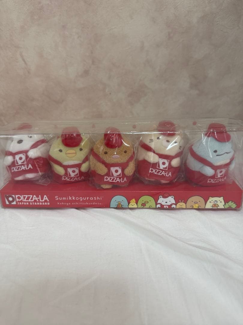 限定品 Pizza-La すみっコぐらし ぬいぐるみ 5体セット