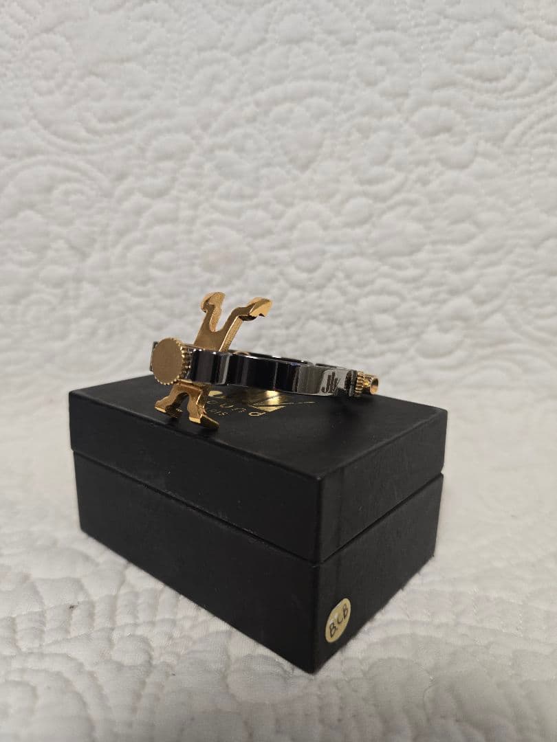 JLV バスクラリネット⁄バリトンサックス リガチャー　プラチナ