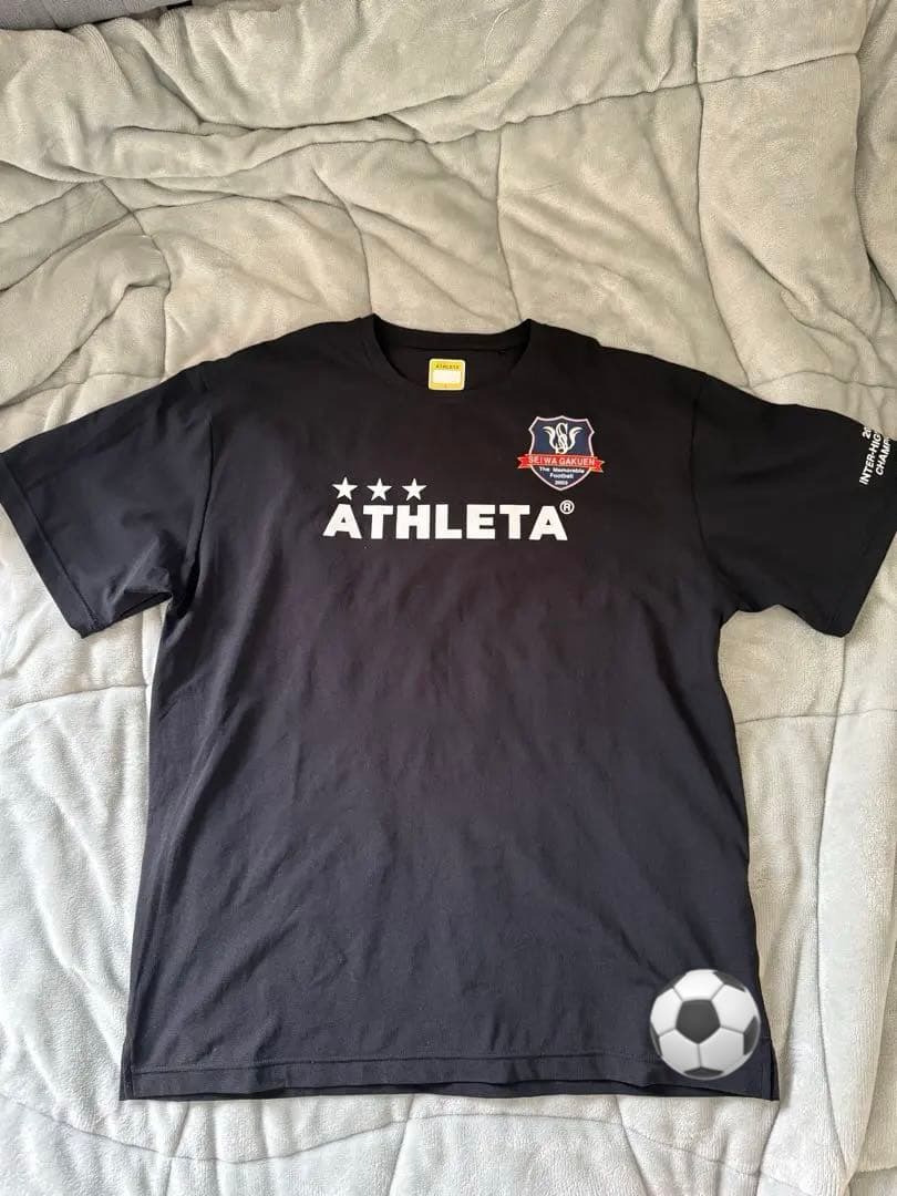 聖和学園サッカー部　シャツ　L インターハイ用