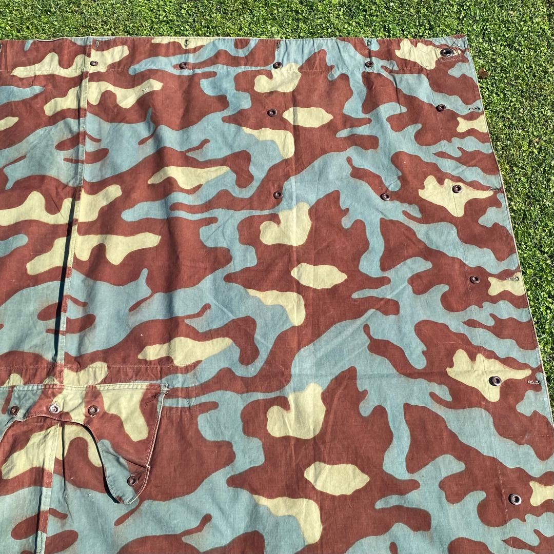 え*ち様 【レア】イタリア軍　軍幕　サンマルコ迷彩　2枚セット　ミリタリー　テン