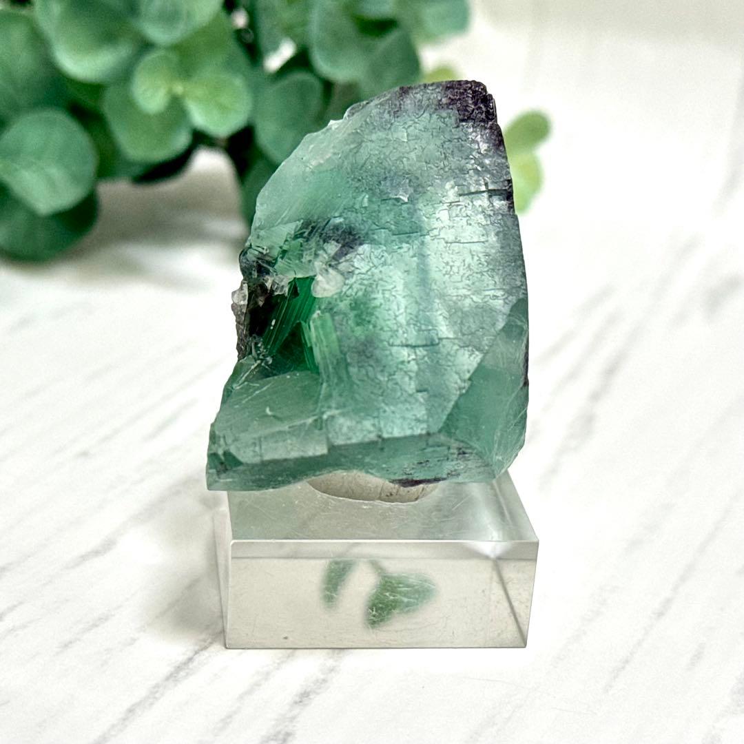 【D288】大きな結晶とゾーニング・.。*・ グリーンフローライト ナミビア