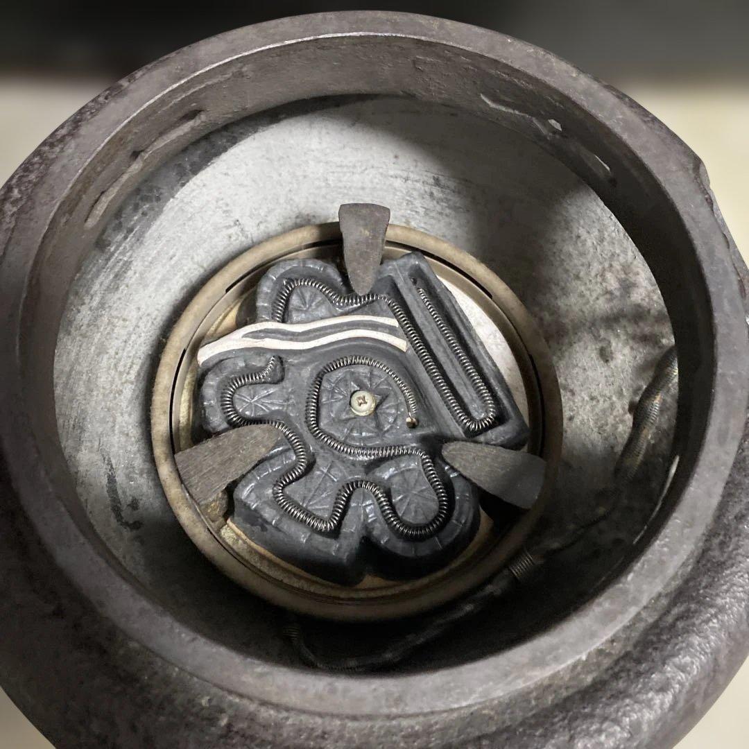 茶道具 野々田商店　電気　茶釜　81-14036 敷物付き