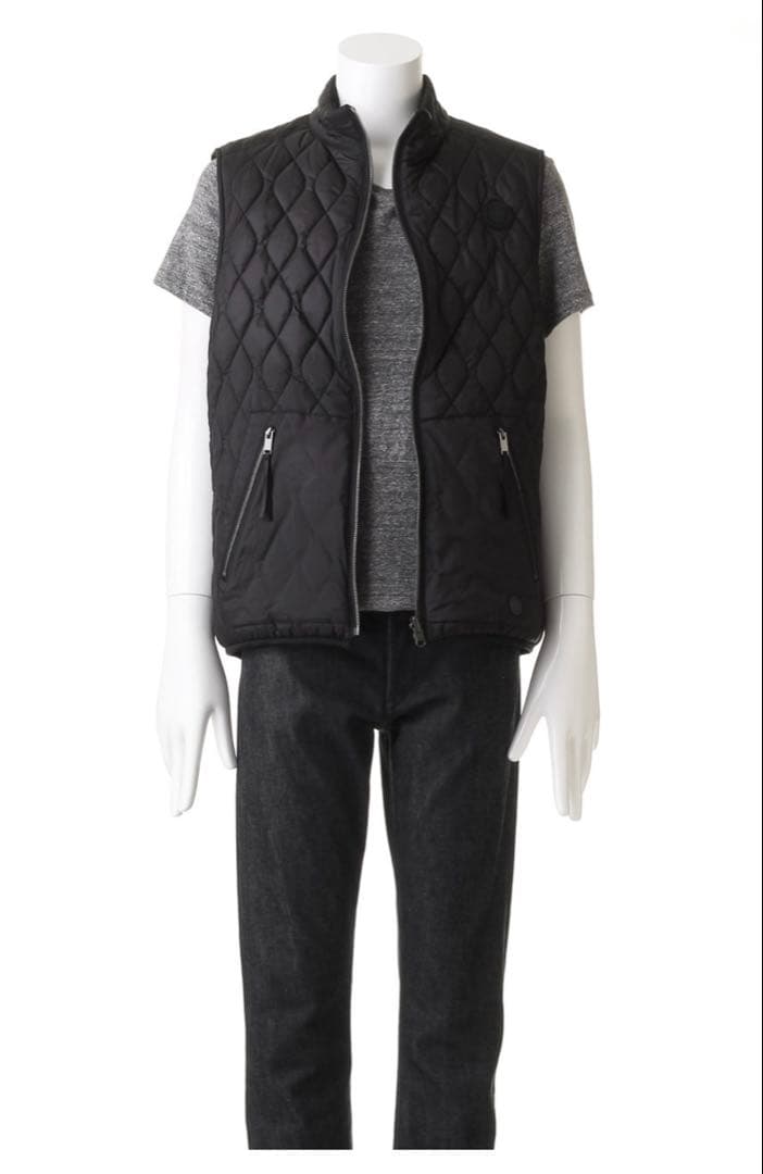 obsidian キルティング ゴルフ ダウンベスト ブラック