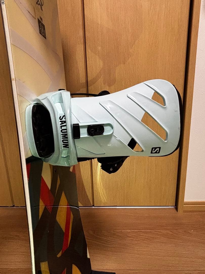 SALOMON Lotus 138cm スノーボード ビンディング ケース 付き