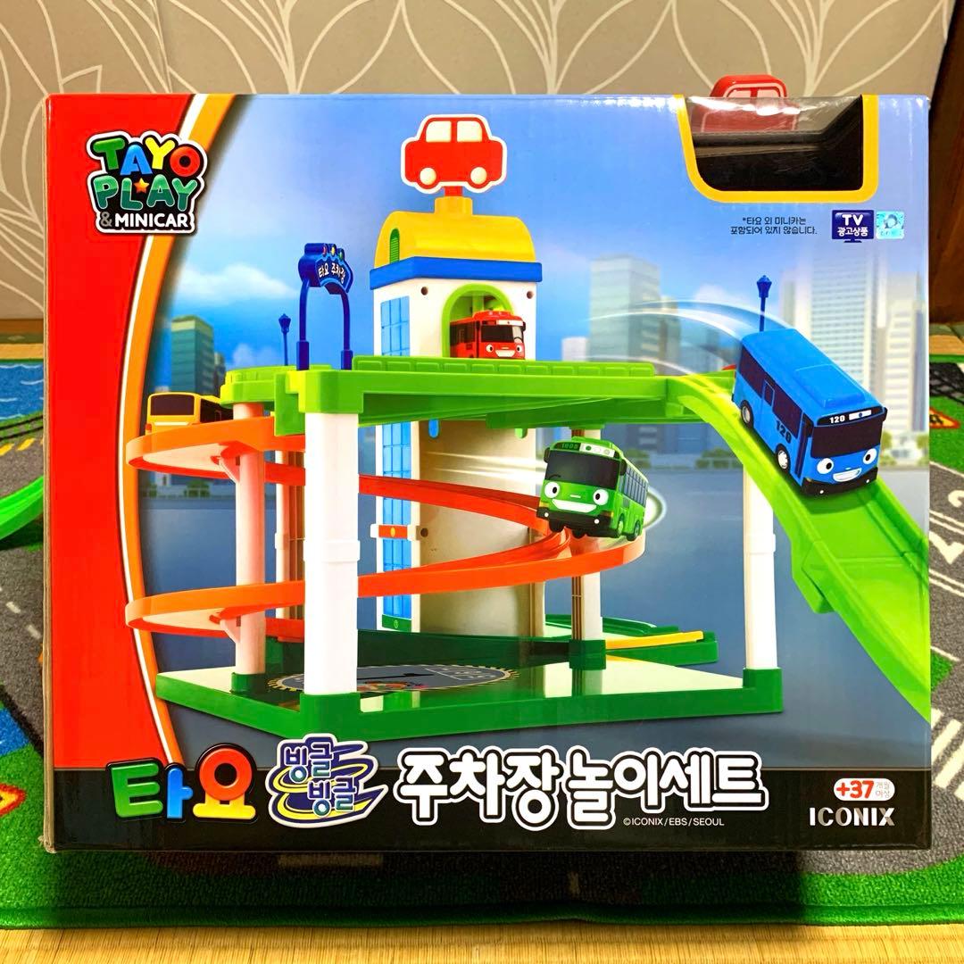 Tayo Play ミニカーセット スロープ付き　タヨバス