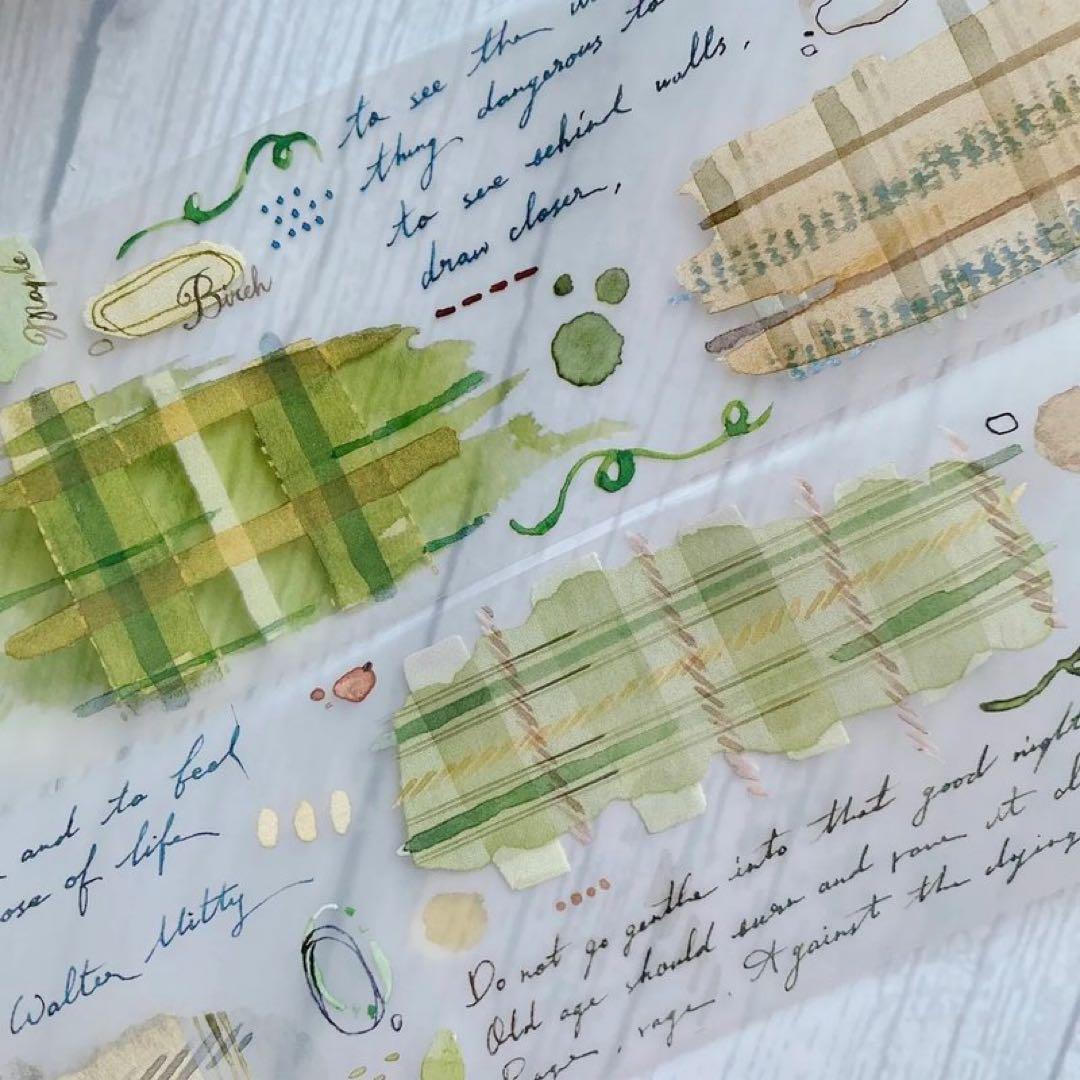 什物《olive》海外マスキングテープ　マステ 【2078】