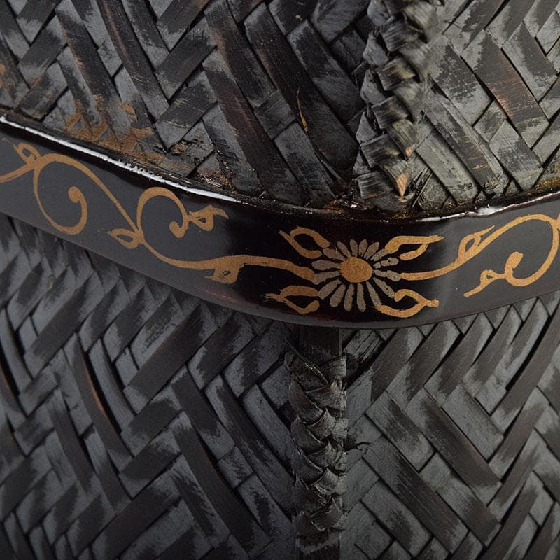 茶道具　御所篭　茶籠　香合　茶碗など　五点　一式　仕覆付　D　R9448