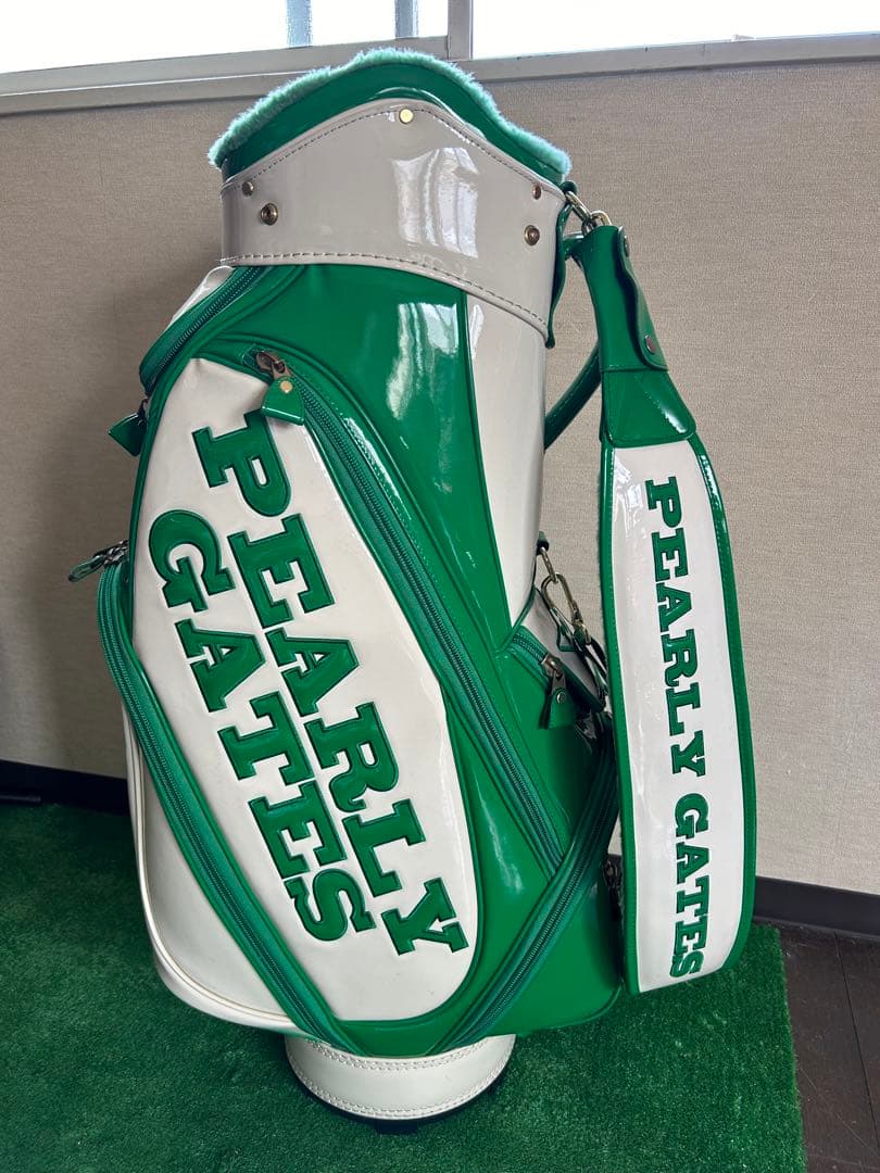PEARLY GATES ゴルフバッグ・キャディバッグ 緑/白