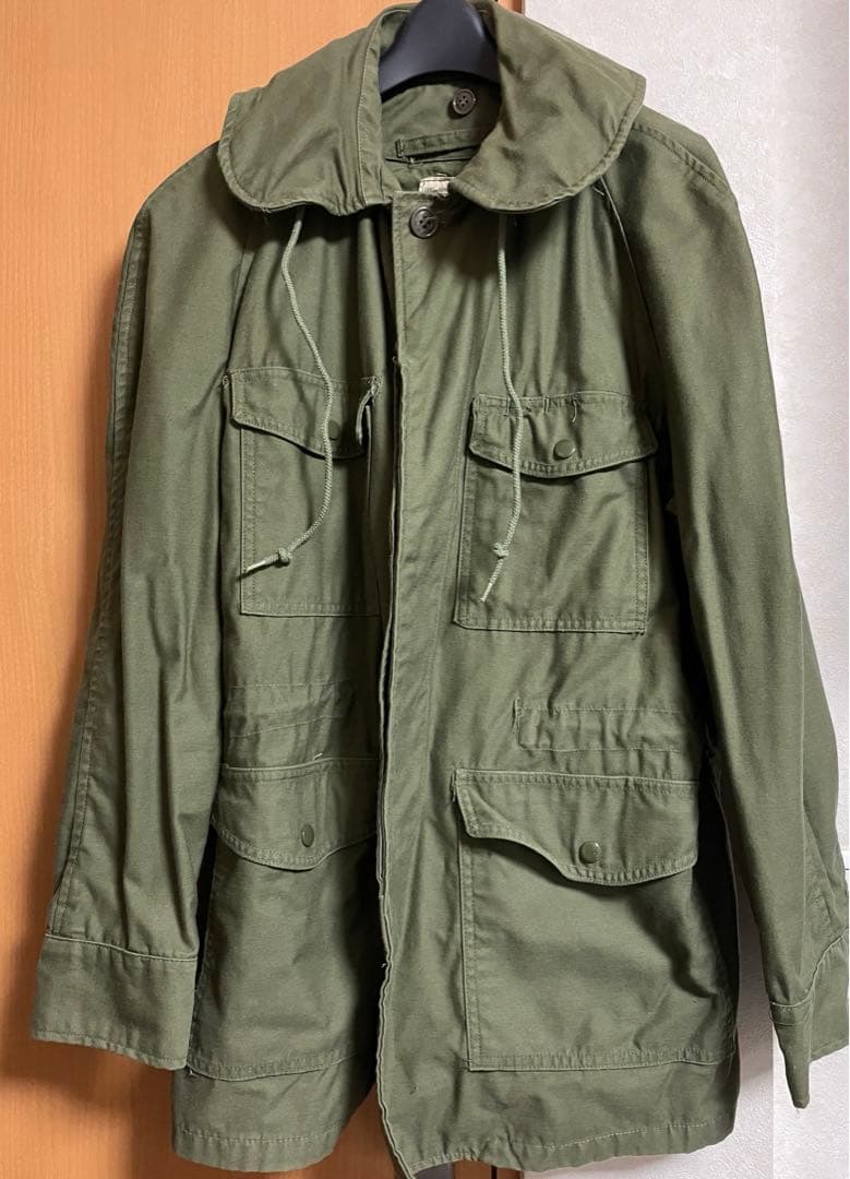 米軍フィールドジャケット　COAT MANS W/R SATEEN OG-107