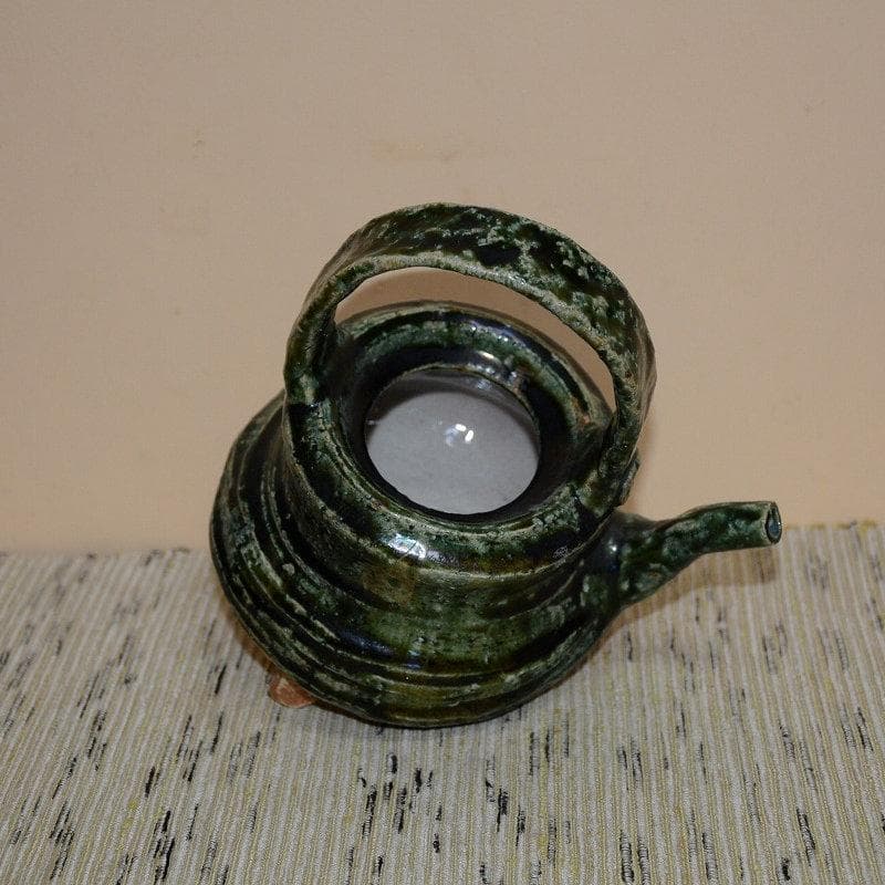 佐藤和次　織部焼　ポット　水次　土瓶　酒器　新品　送料込み