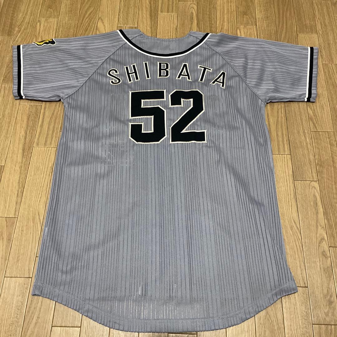 【Lサイズ】柴田佳主也選手 阪神タイガース レプリカユニフォーム シャープ産業