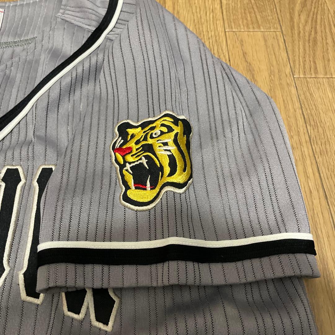 【Lサイズ】柴田佳主也選手 阪神タイガース レプリカユニフォーム シャープ産業