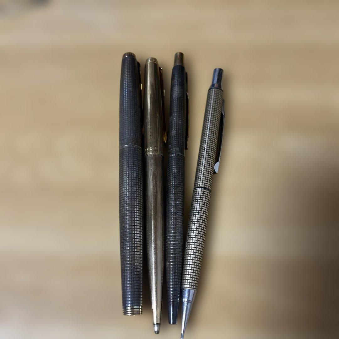 PARKER メタル製ボールペンと万年筆3セット MADE IN USA