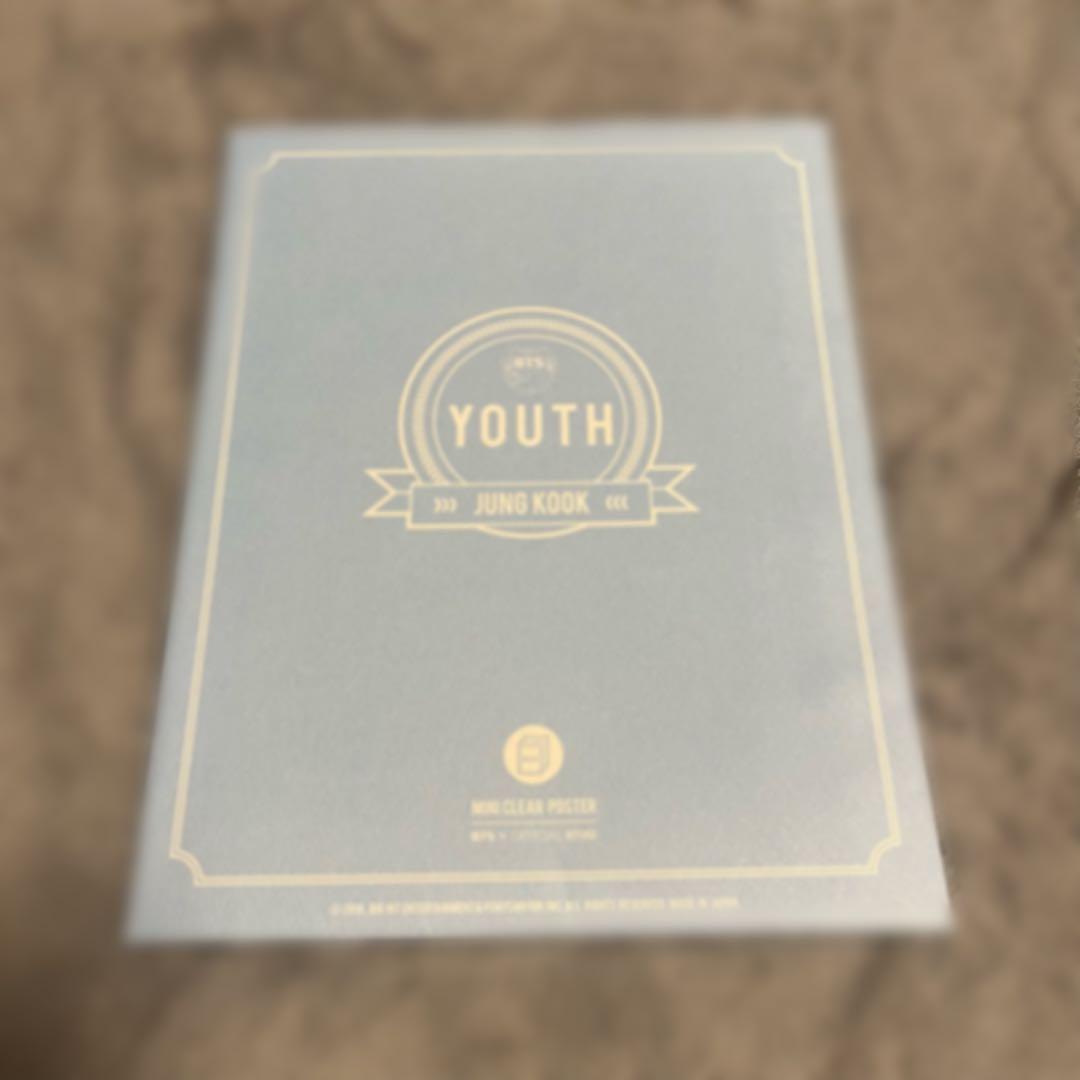 JUNG KOOK YOUTH クリアポスター