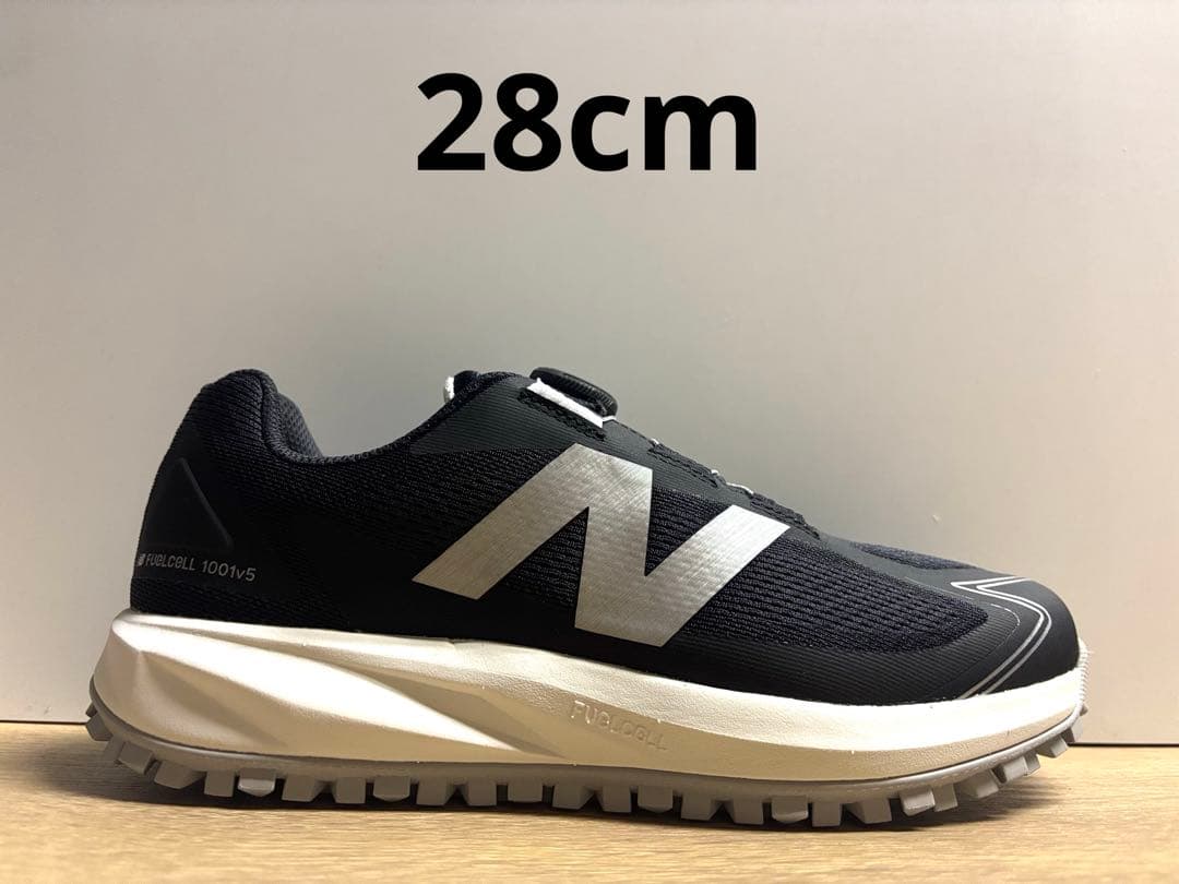 未使用 28cm 2E ニューバランスゴルフシューズ UGS1001F ブラック