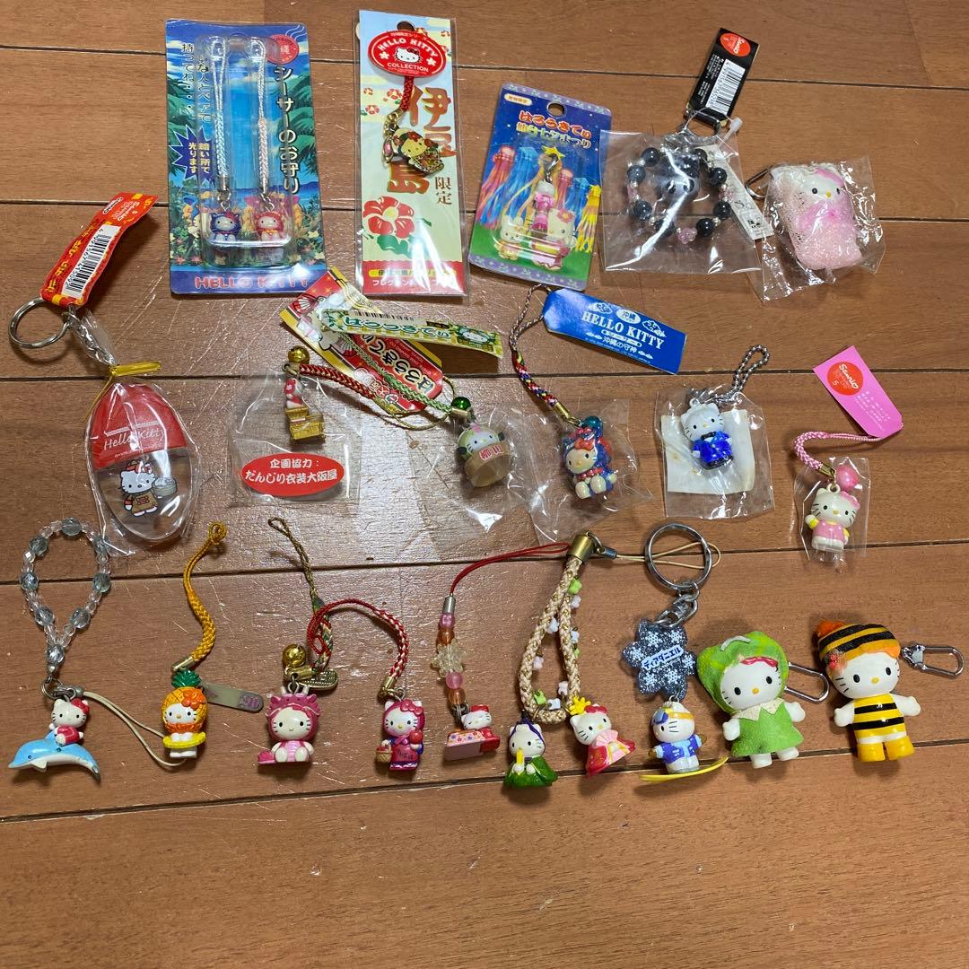 ハローキティ 根付けストラップセット20個セット