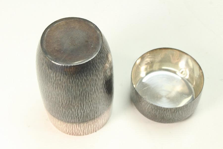 茶道具 純銀製 棗 重73g(K-YC469)