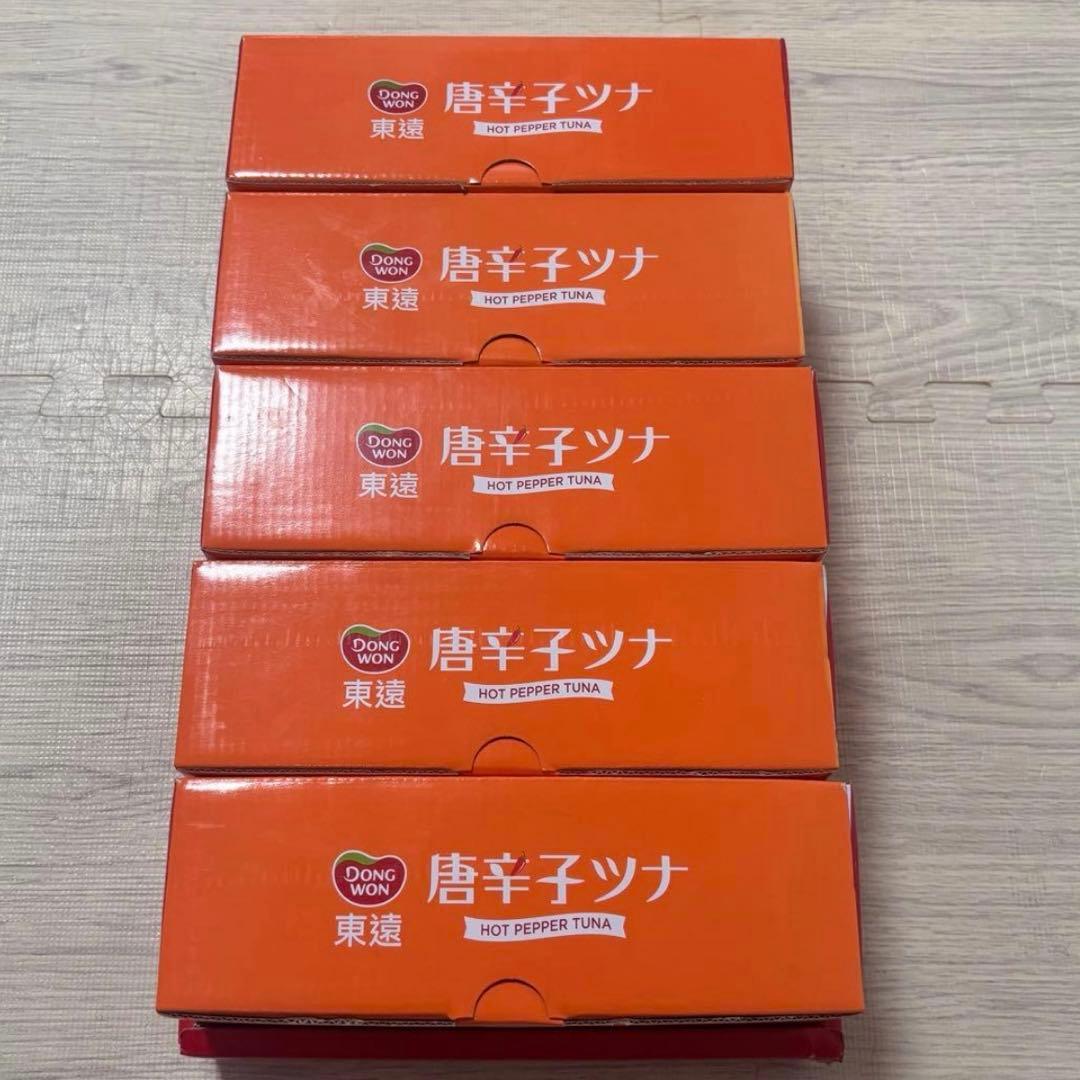 韓国ツナ缶 唐辛子ツナ 5箱 60缶