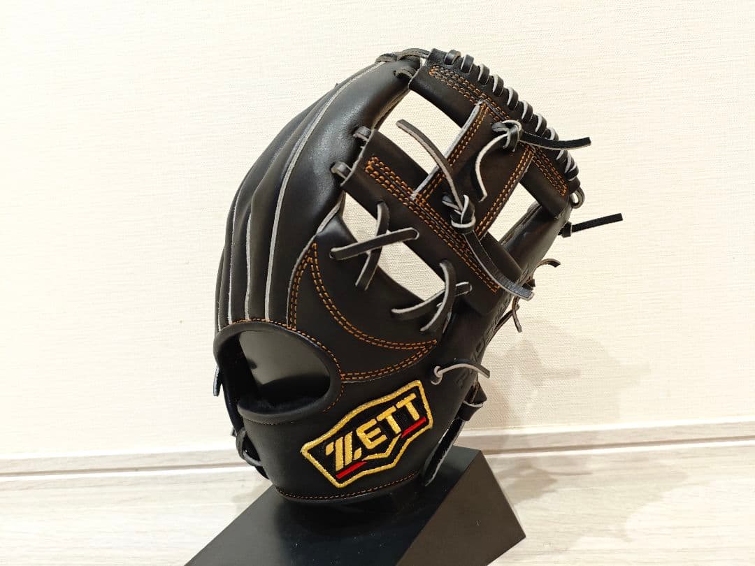 未使用ゼット軟式グローブBRGB30766 湯もみ型付け済　今宮型プロステイタス