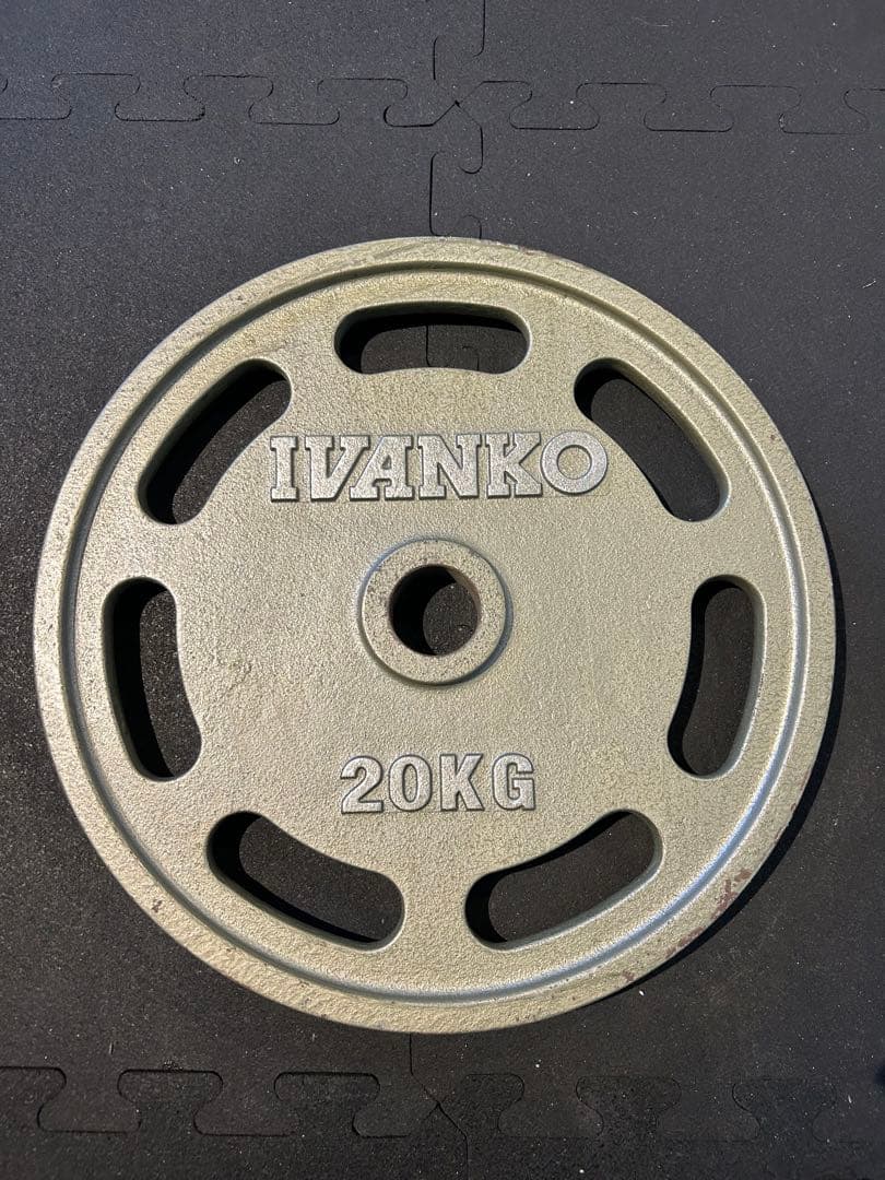IVANKO イヴァンコ　オリンピックプレート 20kg×1枚①
