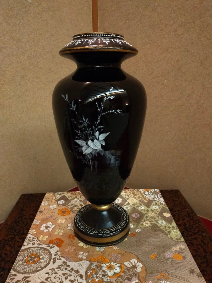 パテシュールパテ　ミントンスタイル　アンティークベース　壺　花瓶