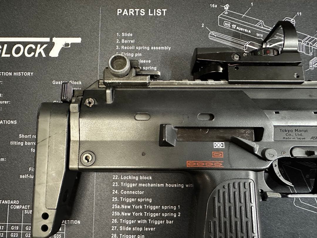 東京マルイ MP7A1 ガスブロ ドットサイト付き