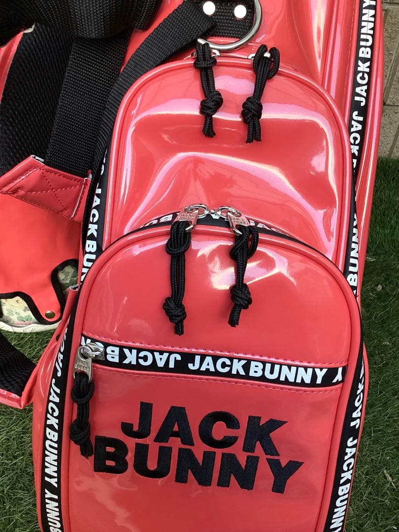 は*る様 JACK BUNNY ジャックバニーエナメルスタンドキャディバッグ
