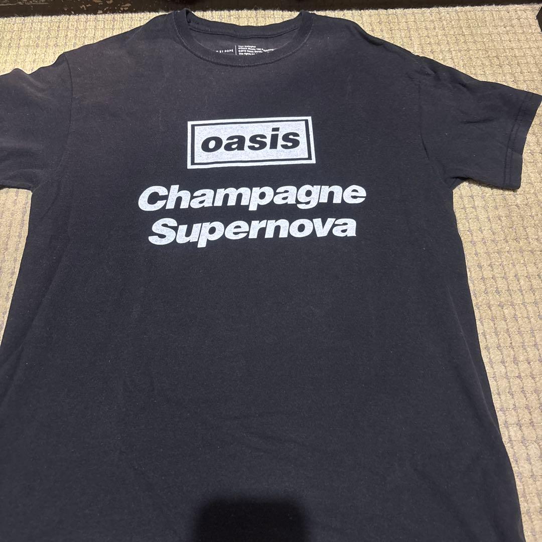 OASIS オアシスTシャツ オフィシャルChampagne
