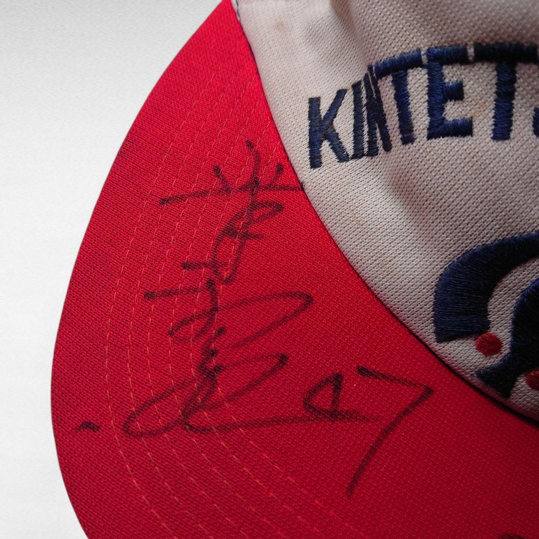 激レア 近鉄バファローズ キャップ サイン入り 野球帽 帽子 当時物 レトロ