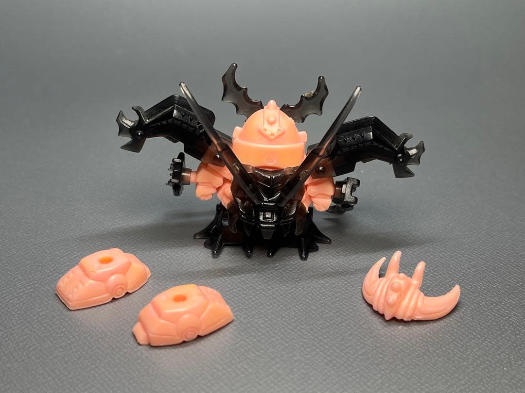 ガン消し　復活闇将軍　肌色　闇の欠片セット　SDガンダム 消しゴム