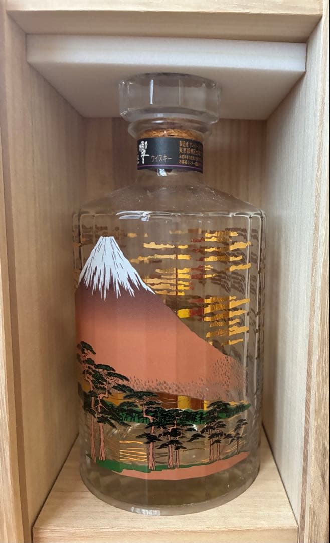 や*き様 【空瓶】サントリーウイスキー響21年 意匠ボトル《富士風雲図》2015