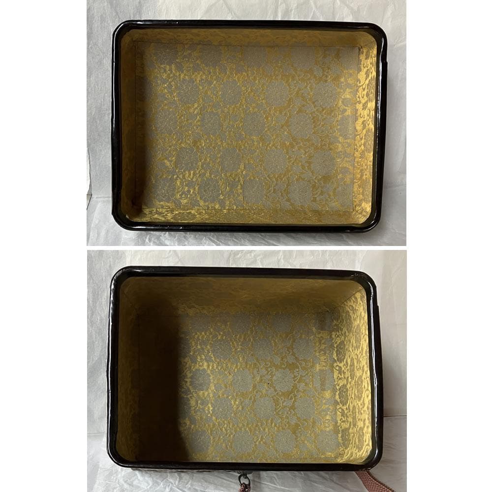 e3150 御所籠 在銘 野点 御所篭 竹籠 茶籠 茶箱 色紙点 抹茶碗 茶道具