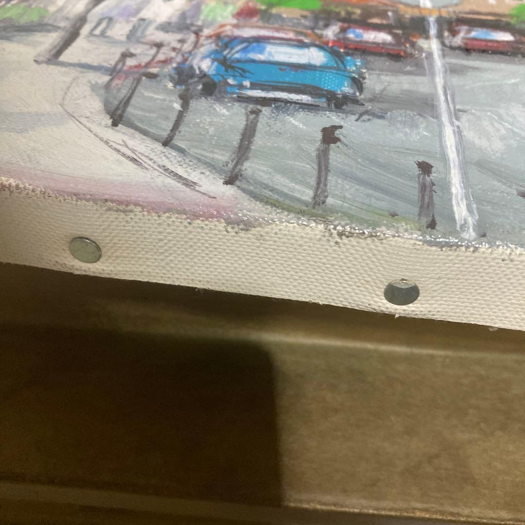 風景画 Y. Asakura 金色フレーム、着払いでお願いします。