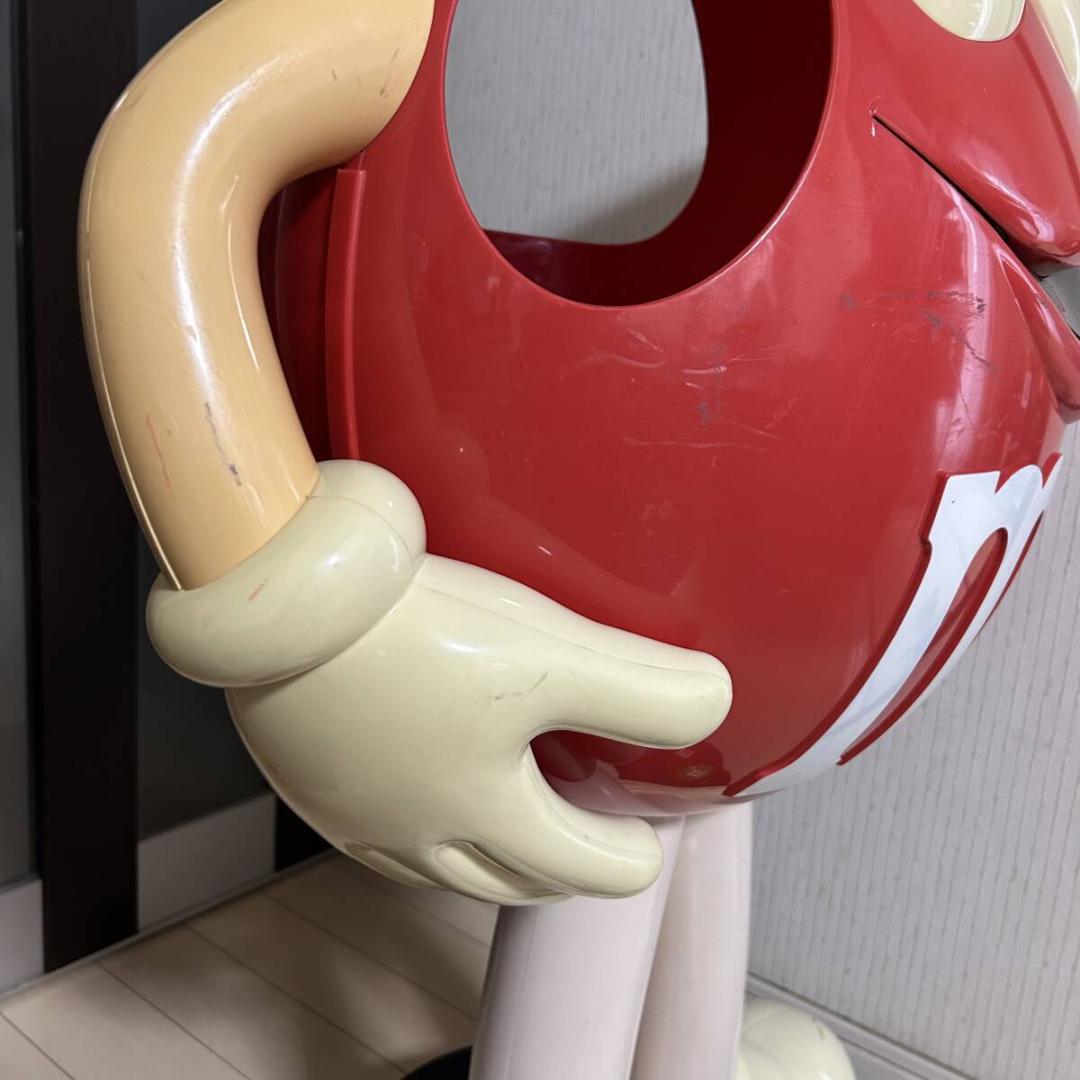 超大型★M&M's エムアンドエムズ ストアーディスプレイ 店舗什器　赤/レッド