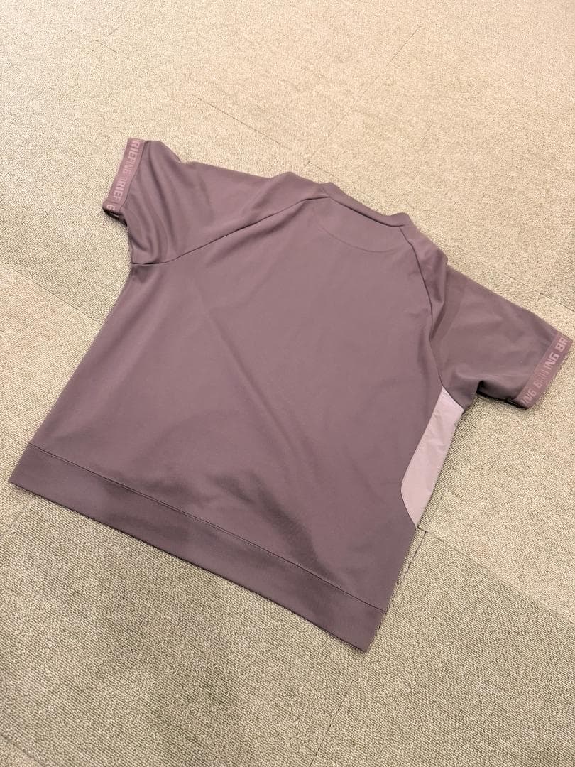 美品 ブリーフィングゴルフ モックネックシャツ Lサイズ 日本製 メンズ