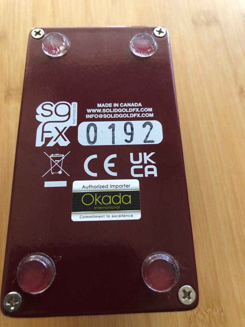 ギター solidgoldFX IF 6 WAS 9 BC183 FUZZ MK II