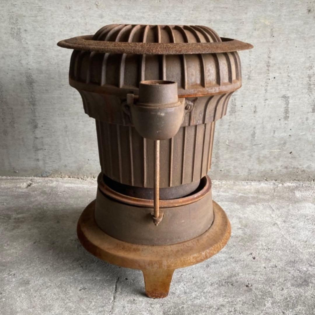 CENTER 薪ストーブ ダルマ 鋳物 鉄製 シャビー レトロ ヴィンテージ