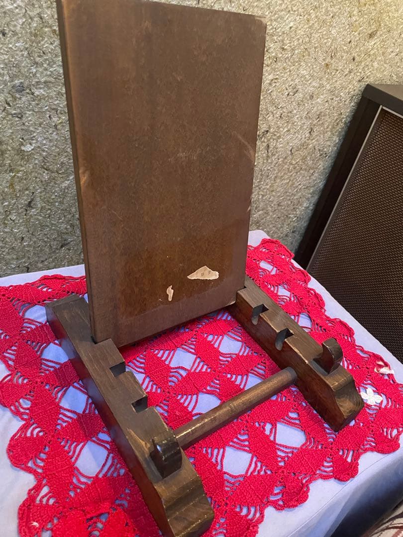 益子焼　黒色陶器皿 直径約46cm