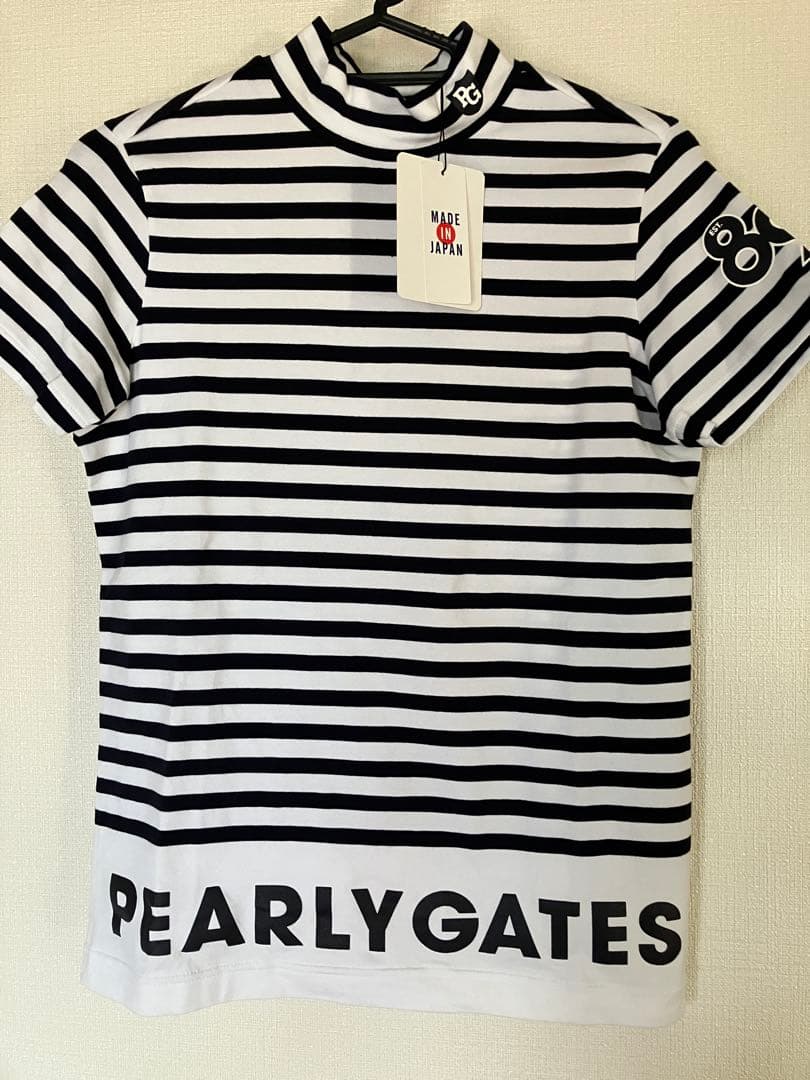 値下げ　新品　パーリーゲイツ モックネックシャツ