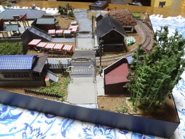 鉄道模型少年時代レイアウト・ジオラマ完成品 サウンドSP家屋台照明付 Nゲージ