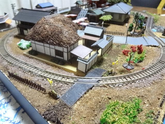 鉄道模型少年時代レイアウト・ジオラマ完成品 サウンドSP家屋台照明付 Nゲージ