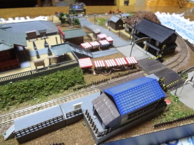 鉄道模型少年時代レイアウト・ジオラマ完成品 サウンドSP家屋台照明付 Nゲージ