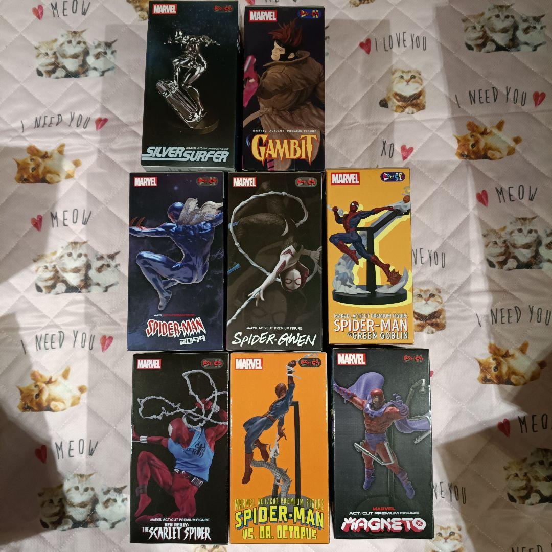 SEGA マーベル　フィギュアセット 8体