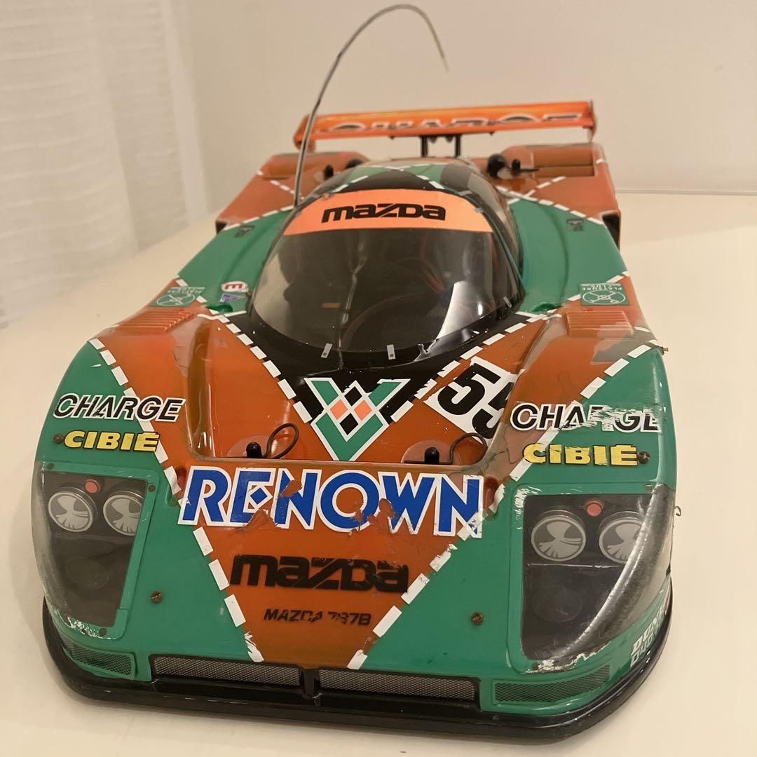 タミヤ 1/10 RCカーMAZDA 787B SANWA DAラジコン送信機付