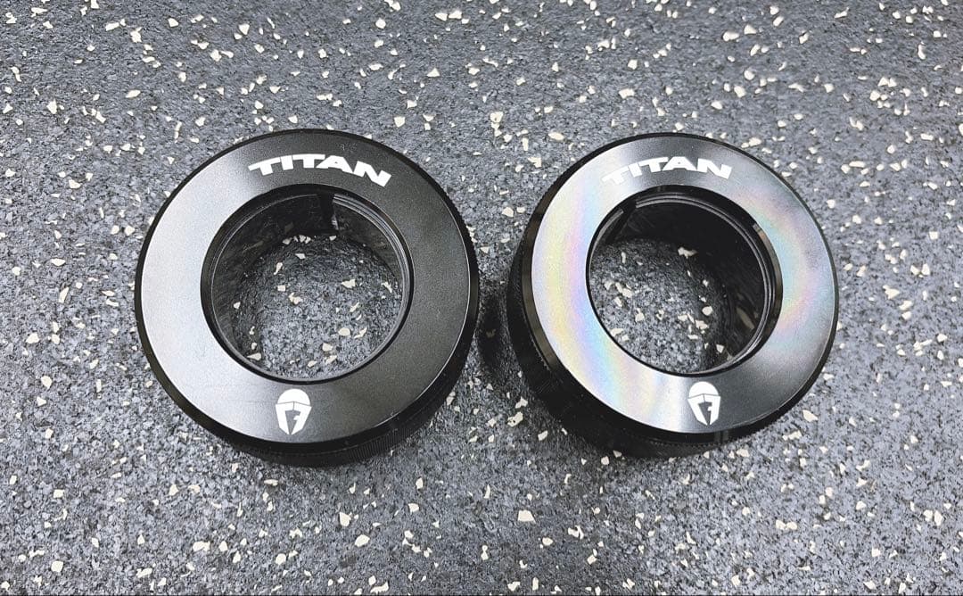 TITAN Fitness アルミニウム マグネット カラー １ペア（2個）