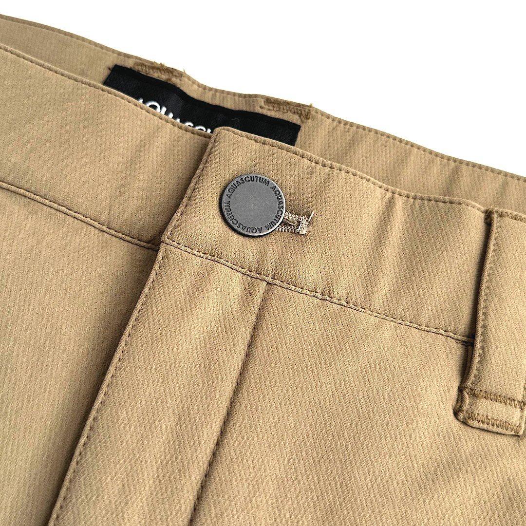 アクアスキュータムゴルフ メンズパンツ ゴルフウェア ベージュ 78cm