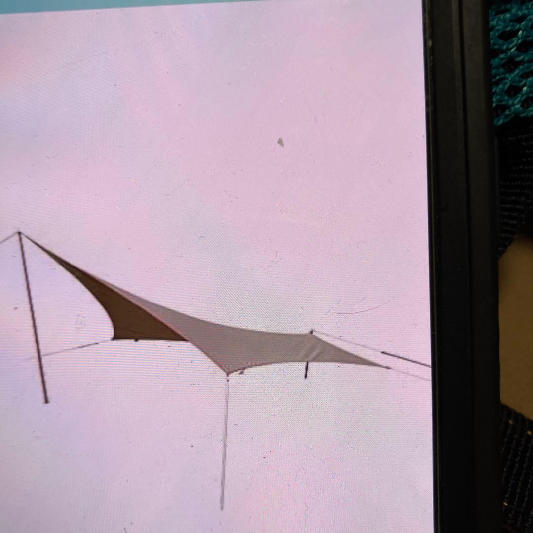 テンマク　ムササビウイング13ft TC 焚き火